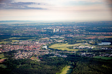From the south in Seligenstadt in the state Hesse, Germany