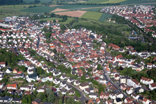 District Windecken in Nidderau in the state Hesse, Germany from above