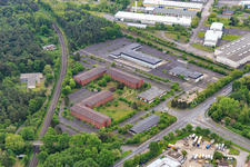 Former military depot on Alter Kahler Weg in the district Großauheim in Hanau in the state Hesse, Germany