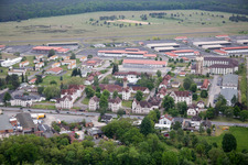 Babenhausen in the state Hesse, Germany seen from above