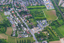 Pirolweg new development area in the district Auerbach in Bensheim in the state Hesse, Germany
