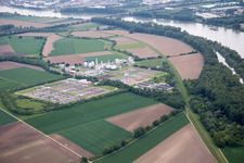 Sewage treatment plant in the district Sandhofen in Mannheim in the state Baden-Wuerttemberg, Germany