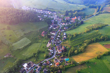 Felsbergstr in the district Balkhausen in Seeheim-Jugenheim in the state Hesse, Germany