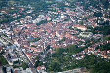 Old Town area and city center in the district Durlach in Karlsruhe in the state Baden-Wurttemberg