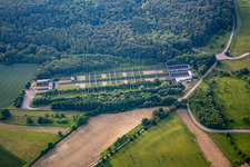 Site shooting range Bruchsal in the district Obergrombach in Bruchsal in the state Baden-Wuerttemberg, Germany