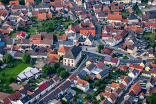 Church of the Cross in the district Unteröwisheim in Kraichtal in the state Baden-Wuerttemberg, Germany