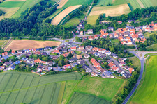 Stockäckerweg in the district Balzfeld in Dielheim in the state Baden-Wuerttemberg, Germany