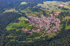 Village view in the district Mueckenloch in Neckargemuend in the state Baden-Wurttemberg, Germany
