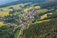 District Brombach in Eberbach in the state Baden-Wuerttemberg, Germany out of the air