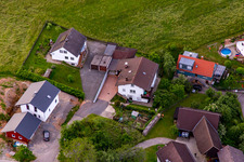 District Brombach in Eberbach in the state Baden-Wuerttemberg, Germany out of the air