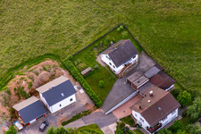 District Brombach in Eberbach in the state Baden-Wuerttemberg, Germany viewn from the air