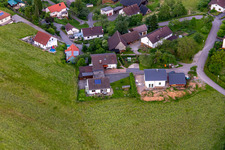 District Brombach in Eberbach in the state Baden-Wuerttemberg, Germany out of the air