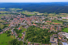 BECHTOLD & SOHN GmbH & Co. KG and primary school in Stried in the district Beerfelden in Oberzent in the state Hesse, Germany