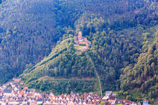 Aerial view of Castle Freudenberg in Freudenberg in the state Baden-Wuerttemberg, Germany