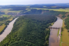 Main loop in Kreuzwertheim in the state Bavaria, Germany