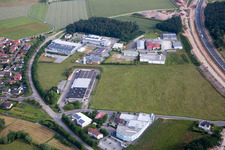 Industrial area Upper Grüben in the district Bettingen in Wertheim in the state Baden-Wuerttemberg, Germany
