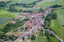 Village view in the district Gollmuthhausen in Hoechheim in the state Bavaria, Germany