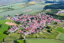 Village - View in the district Wolfmannshausen in Grabfeld in the state Thuringia, Germany