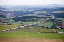 A71 in the district Queienfeld in Grabfeld in the state Thuringia, Germany