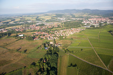 District Altenstadt in Wissembourg in the state Bas-Rhin, France from the drone perspective