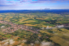 Village view on Viehstrich from the southeast in the district Kleinsteinfeld in Steinfeld in the state Rhineland-Palatinate, Germany