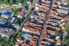 Main Street x Garden Street in Kandel in the state Rhineland-Palatinate, Germany