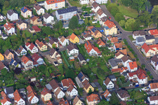 Waldstr in Kandel in the state Rhineland-Palatinate, Germany from above