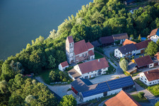 Church building in the village of in Usterling on the river Isar in the state , Germany