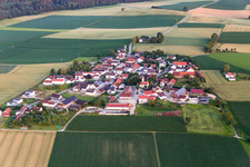 District Oberframmering in Landau an der Isar in the state Bavaria, Germany out of the air