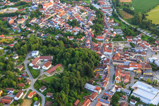 Calvary above Steinfels Street in Landau an der Isar in the state Bavaria, Germany