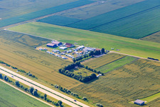 Airport Dingolfing in the district Höll in Dingolfing in the state Bavaria, Germany