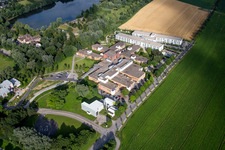 Hospital grounds of the Clinic Kreiskrankenhaus Bergstrasse in Heppenheim (Bergstrasse) in the state Hesse, Germany