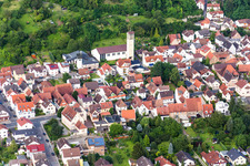 Evangelic Church building in the village of in Sulzbach in the state Baden-Wurttemberg, Germany