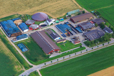 Hof Großhans GbR, milk filling station, Iris & Günter Großhans in the district Lützelsachsen in Weinheim in the state Baden-Wuerttemberg, Germany