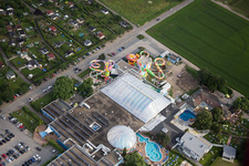 Aerial photograpy of Miramar in the district Lützelsachsen in Weinheim in the state Baden-Wuerttemberg, Germany