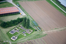 Roman estate Villa Rustika in the district Großsachsen in Hirschberg an der Bergstraße in the state Baden-Wuerttemberg, Germany