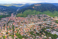 Talsstr to the east in Schriesheim in the state Baden-Wuerttemberg, Germany