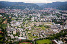 Hospital grounds of the Clinic Kopfklinik, Neurologische Klinik, Nationales Centrum fuer Tumorerkrankungen NCT Radiologische Universitaetsklinik in the district Handschuhsheimer Feld in Heidelberg in the state Baden-Wurttemberg, Germany