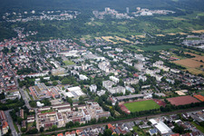 Aerial view of District Rohrbach in Heidelberg in the state Baden-Wuerttemberg, Germany