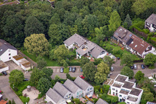 Aerial view of Bothestr in the district Emmertsgrund in Heidelberg in the state Baden-Wuerttemberg, Germany