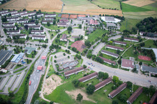Former American barracks, now BAMF in the district Patrick Henry Village in Heidelberg in the state Baden-Wuerttemberg, Germany