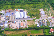In d. Kehl industrial estate with Kessler Zoologiegroßhandel GmbH & Co.KG and CGS Automobile in Altrip in the state Rhineland-Palatinate, Germany