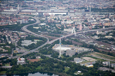 Underground station in the district Mundenheim in Ludwigshafen am Rhein in the state Rhineland-Palatinate, Germany