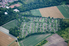 Allotment garden in the district Maudach in Ludwigshafen am Rhein in the state Rhineland-Palatinate, Germany