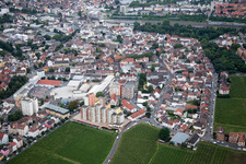 Aerial photograpy of Worms in the state Rhineland-Palatinate, Germany
