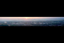 Panorama in Worms in the state Rhineland-Palatinate, Germany