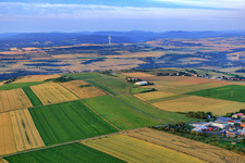 Airfield of the Aviation Association Grünstadt and Surrounding Areas eV in Quirnheim in the state Rhineland-Palatinate, Germany