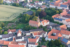 Church building in the village of in Lautersheim in the state Rhineland-Palatinate, Germany