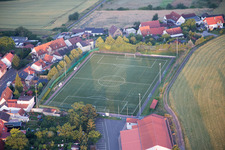 Sports field in Kerzenheim in the state Rhineland-Palatinate, Germany
