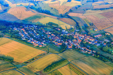 Village view from the northeast in Breunigweiler in the state Rhineland-Palatinate, Germany
